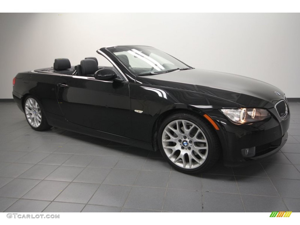 2009 3 Series 328i Convertible - Jet Black / Black photo #1