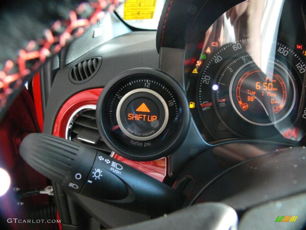 2012 Fiat 500 Abarth Gauges Photo #64622293
