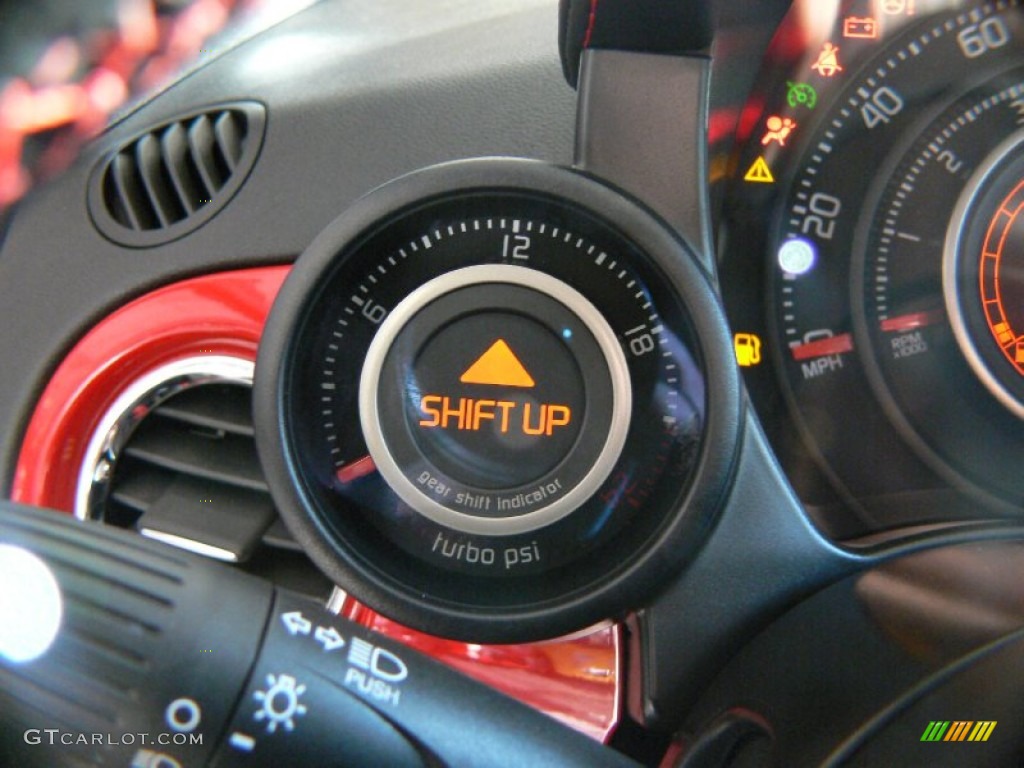 2012 Fiat 500 Abarth Gauges Photo #64622302