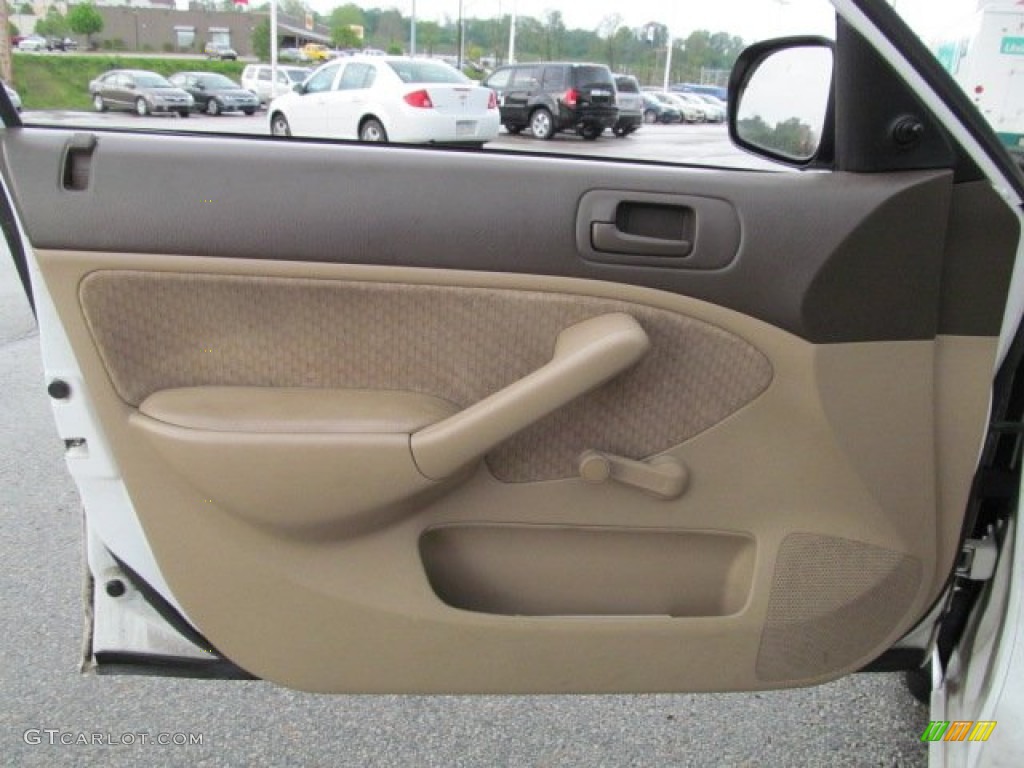 2005 Civic Value Package Sedan - Taffeta White / Ivory photo #10