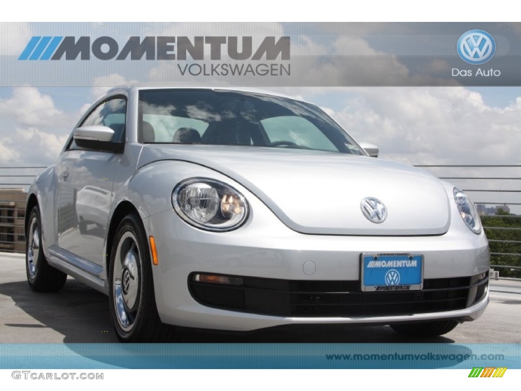 2012 Beetle 2.5L - Reflex Silver Metallic / Titan Black photo #1