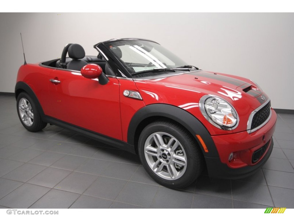 2012 Cooper S Roadster - Chili Red / Carbon Black photo #1