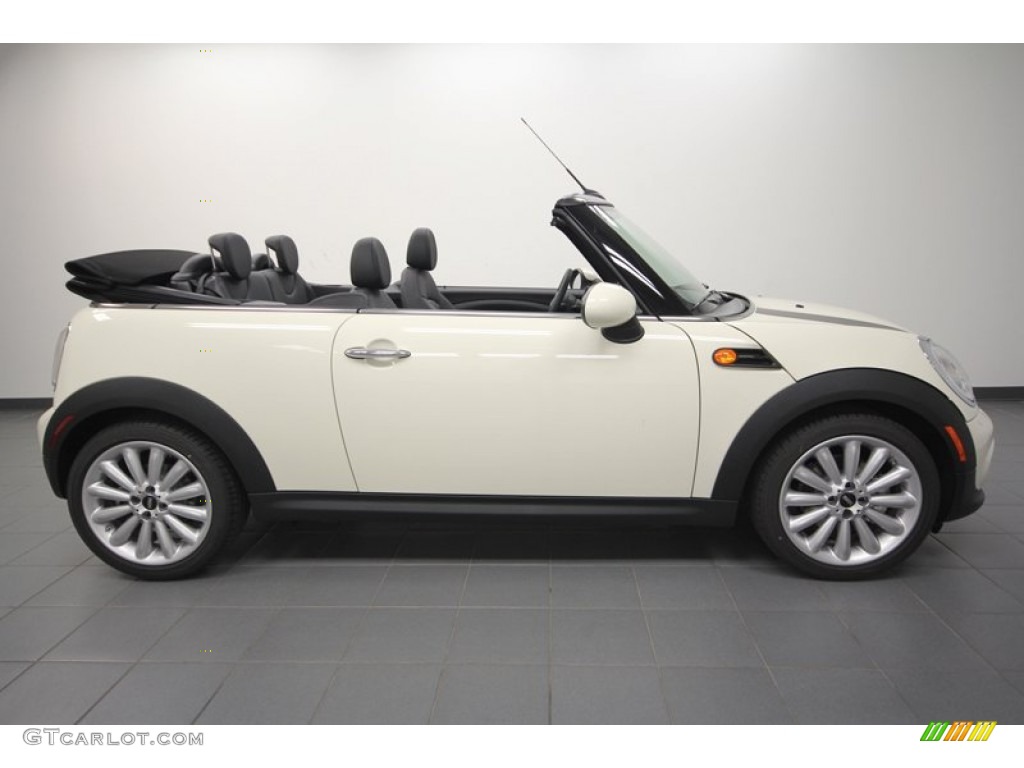 Pepper White 2012 Mini Cooper Convertible Exterior Photo #64624782