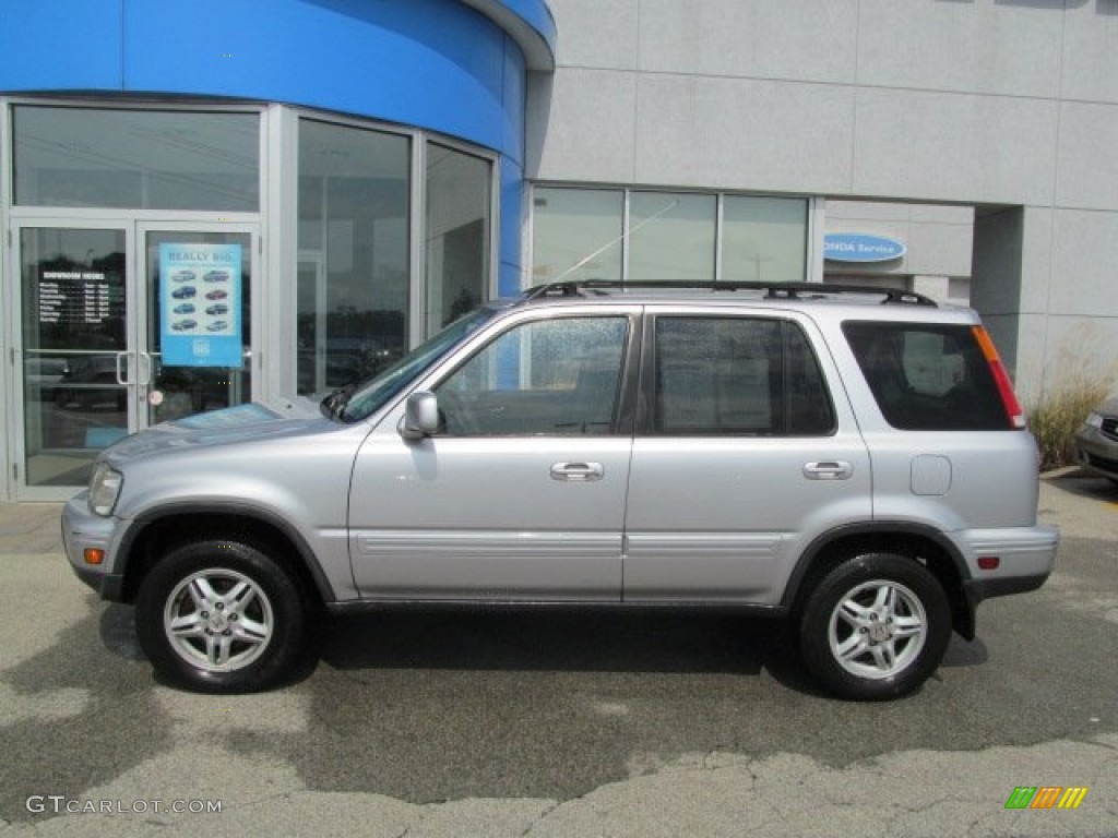 2001 CR-V Special Edition 4WD - Satin Silver Metallic / Black Leather photo #3