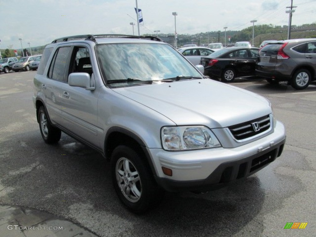 2001 CR-V Special Edition 4WD - Satin Silver Metallic / Black Leather photo #9