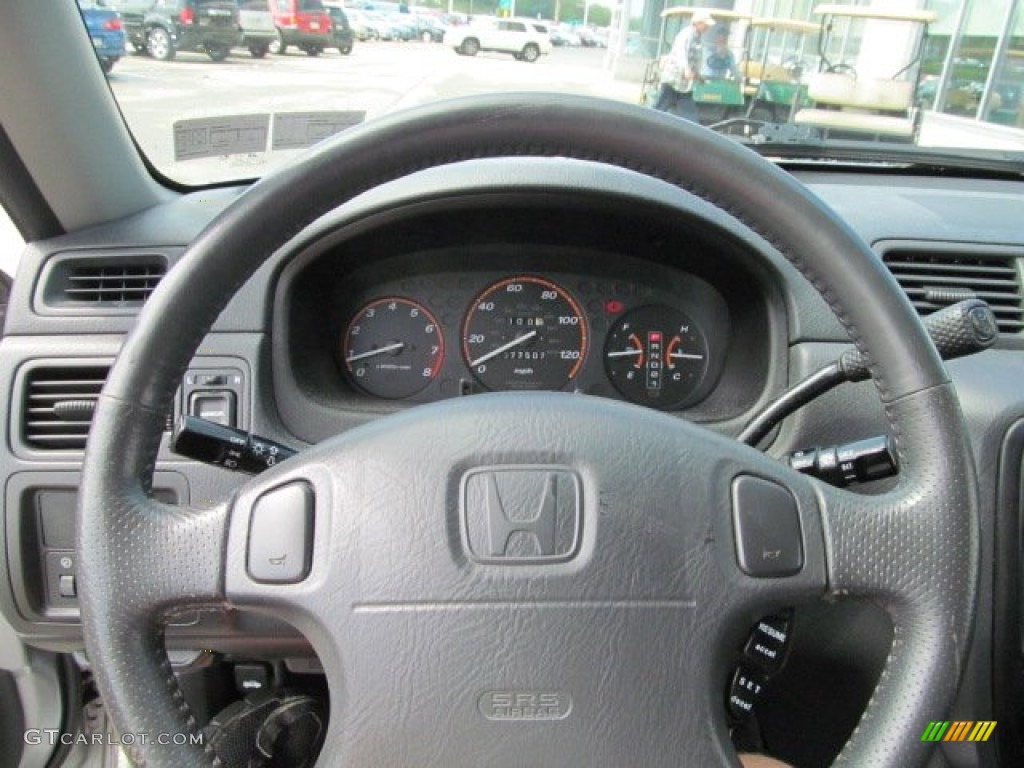 2001 CR-V Special Edition 4WD - Satin Silver Metallic / Black Leather photo #16