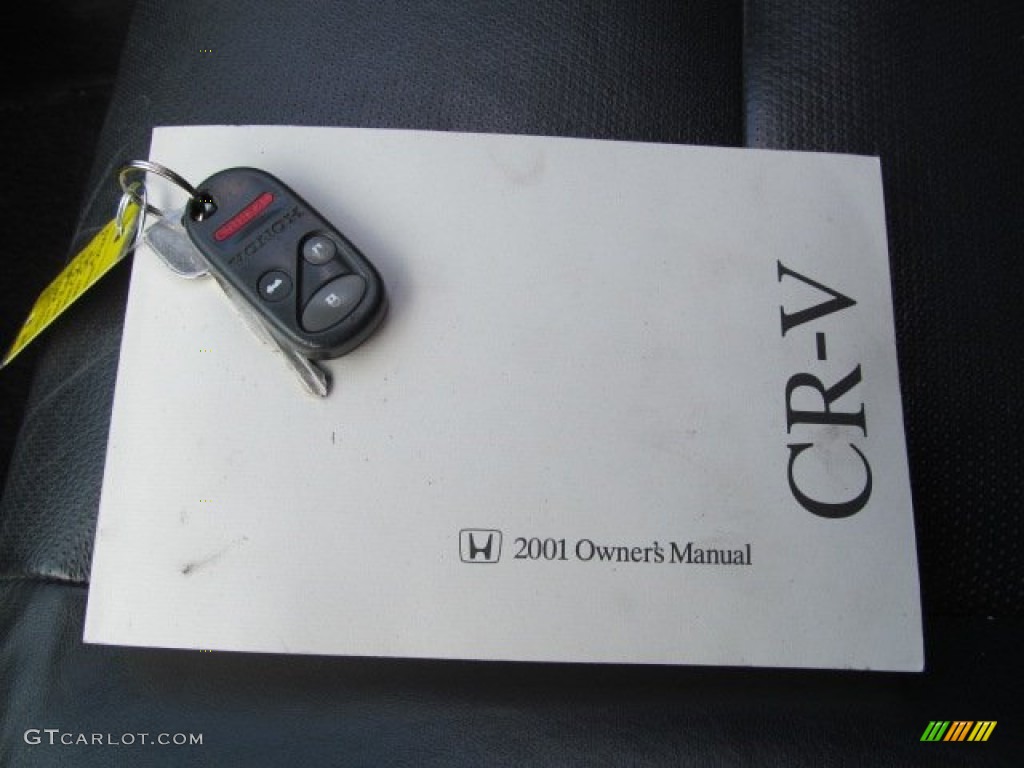 2001 CR-V Special Edition 4WD - Satin Silver Metallic / Black Leather photo #18