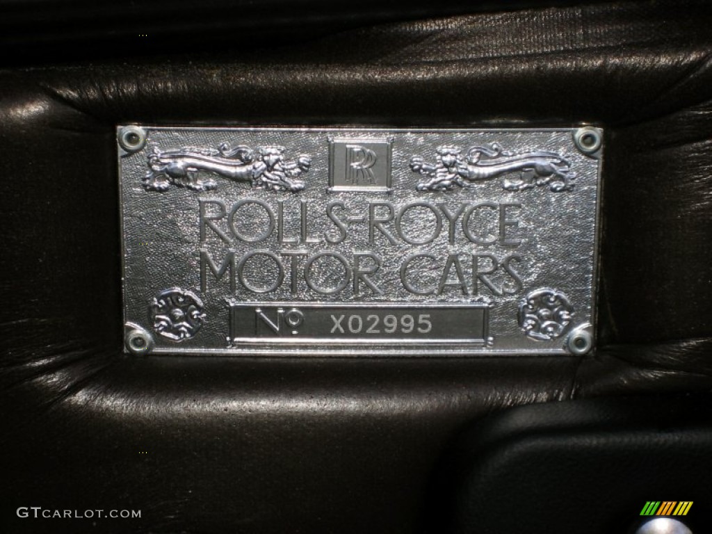 1999 Rolls-Royce Silver Seraph Standard Silver Seraph Model Marks and Logos Photo #64625496