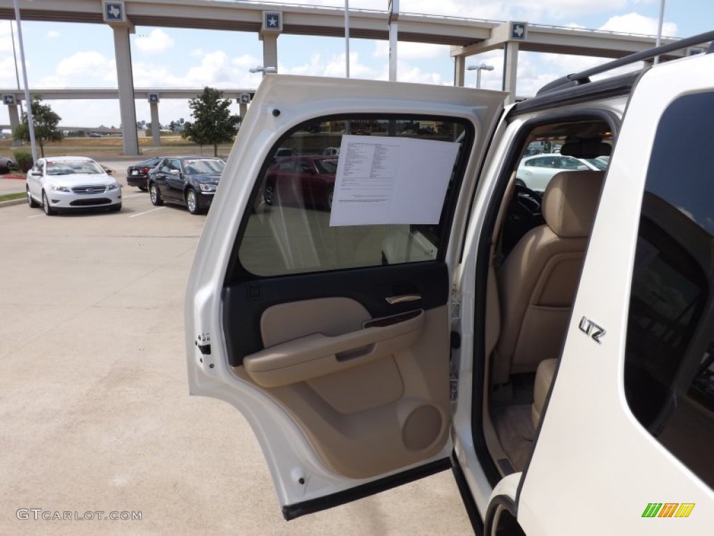 2008 Tahoe LTZ - White Diamond Tricoat / Light Cashmere/Ebony photo #20