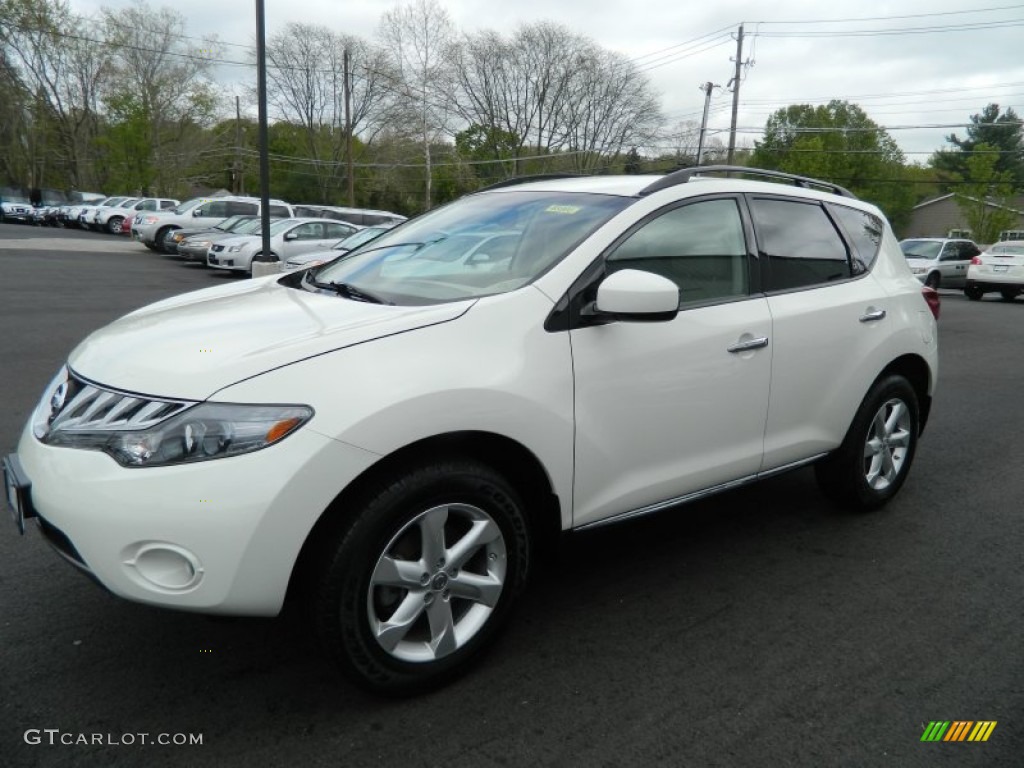 2009 Murano SL AWD - Glacier Pearl / Beige photo #1