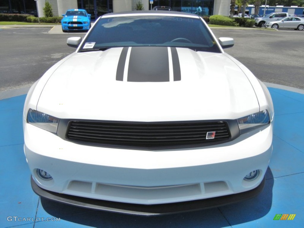 2011 Mustang GT Premium Convertible - Performance White / Charcoal Black photo #8