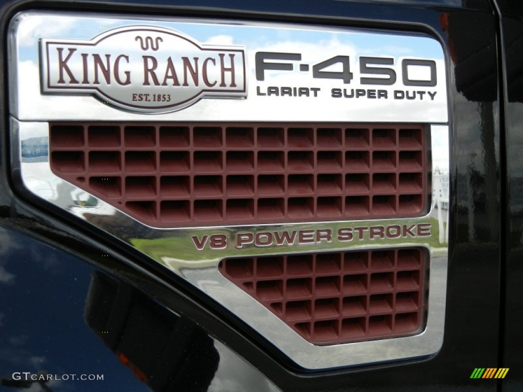 2009 Ford F450 Super Duty King Ranch Crew Cab 4x4 Dually Marks and Logos Photo #64627840