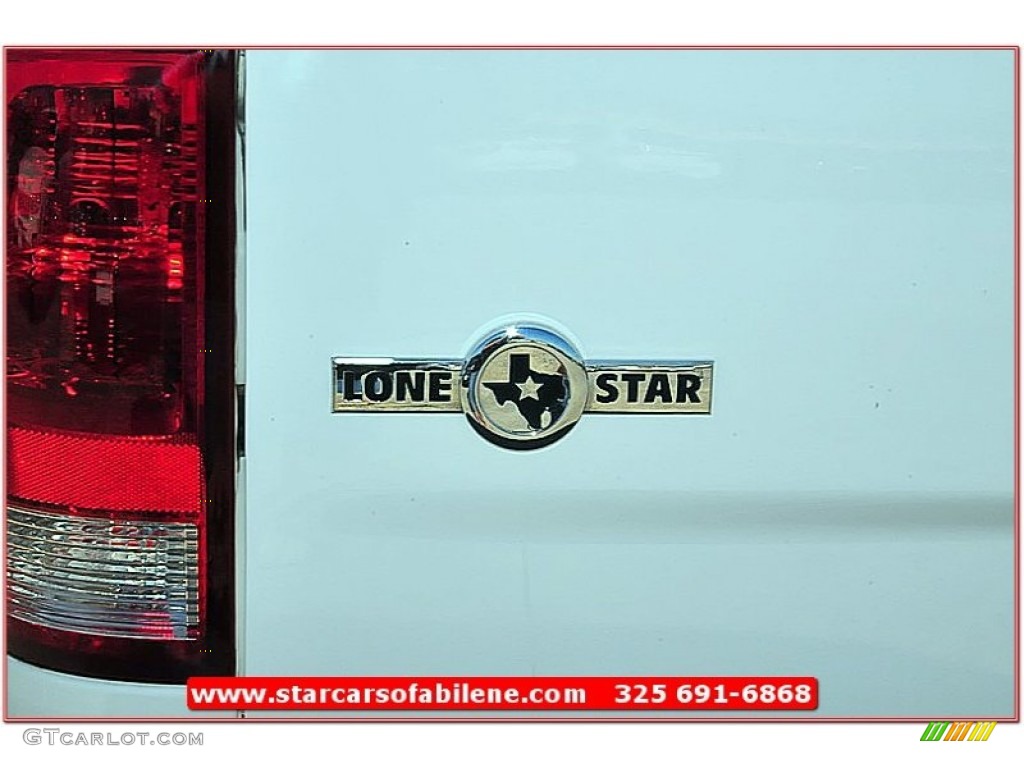 2011 Ram 1500 Lone Star Crew Cab - Bright White / Light Pebble Beige/Bark Brown photo #6