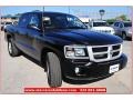 2011 Brilliant Black Crystal Pearl Dodge Dakota Lone Star Crew Cab  photo #8