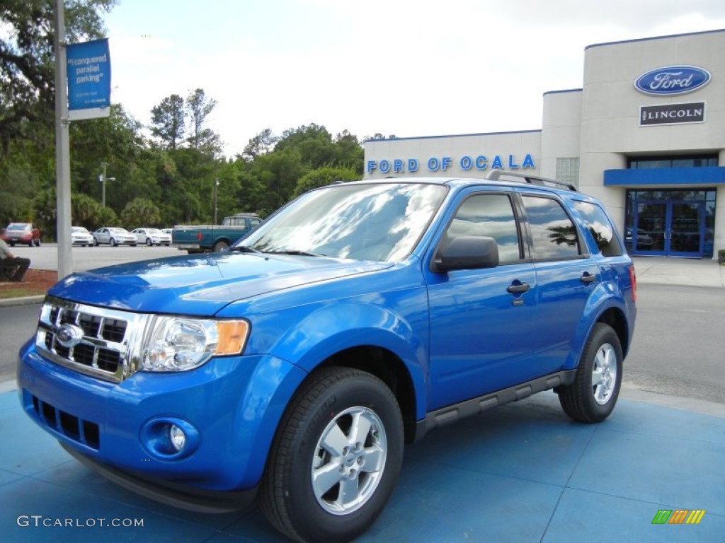 Blue Flame Metallic Ford Escape