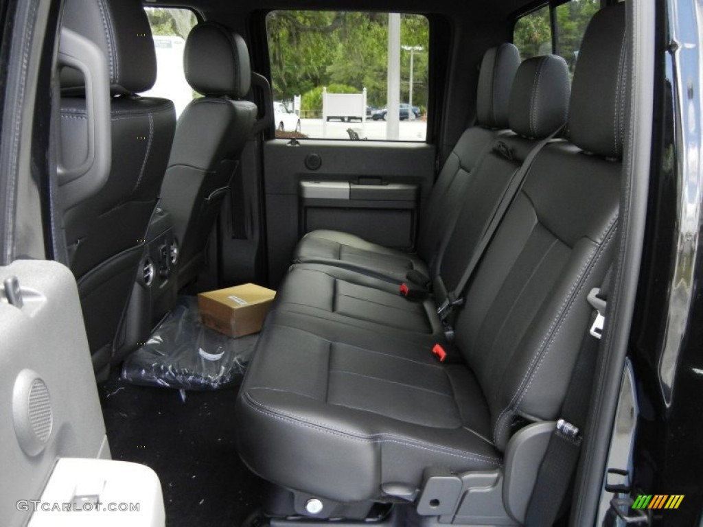 2012 Ford F450 Super Duty Lariat Crew Cab 4x4 Dually Rear Seat Photo #64630191