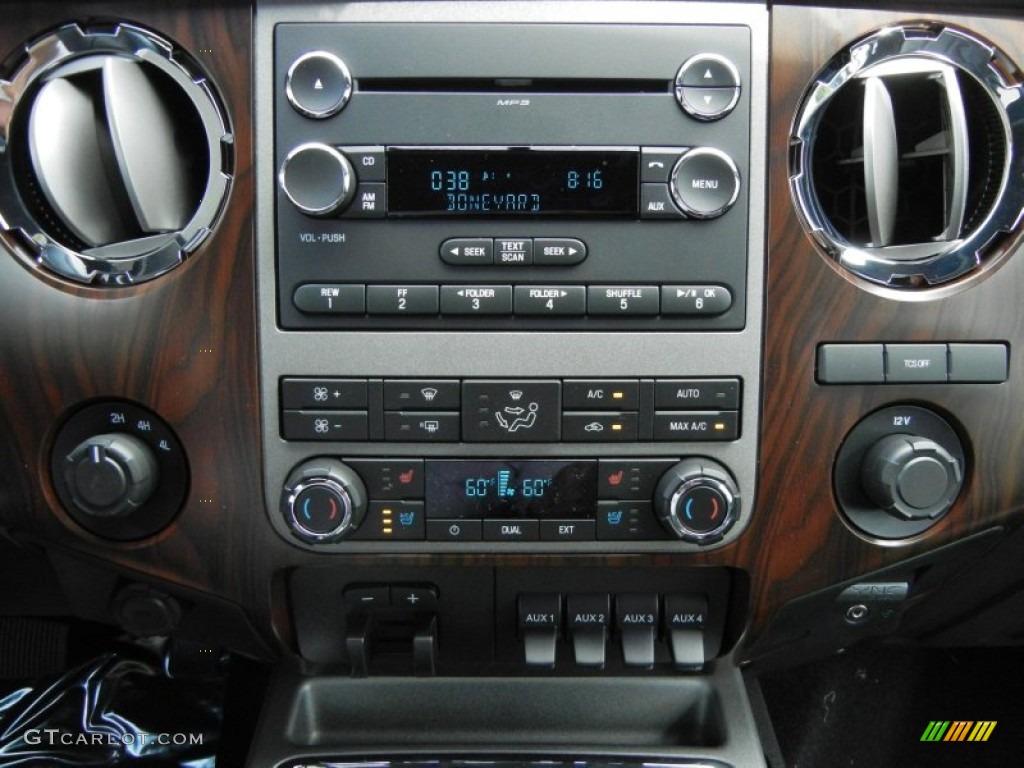 2012 Ford F450 Super Duty Lariat Crew Cab 4x4 Dually Controls Photo #64630216