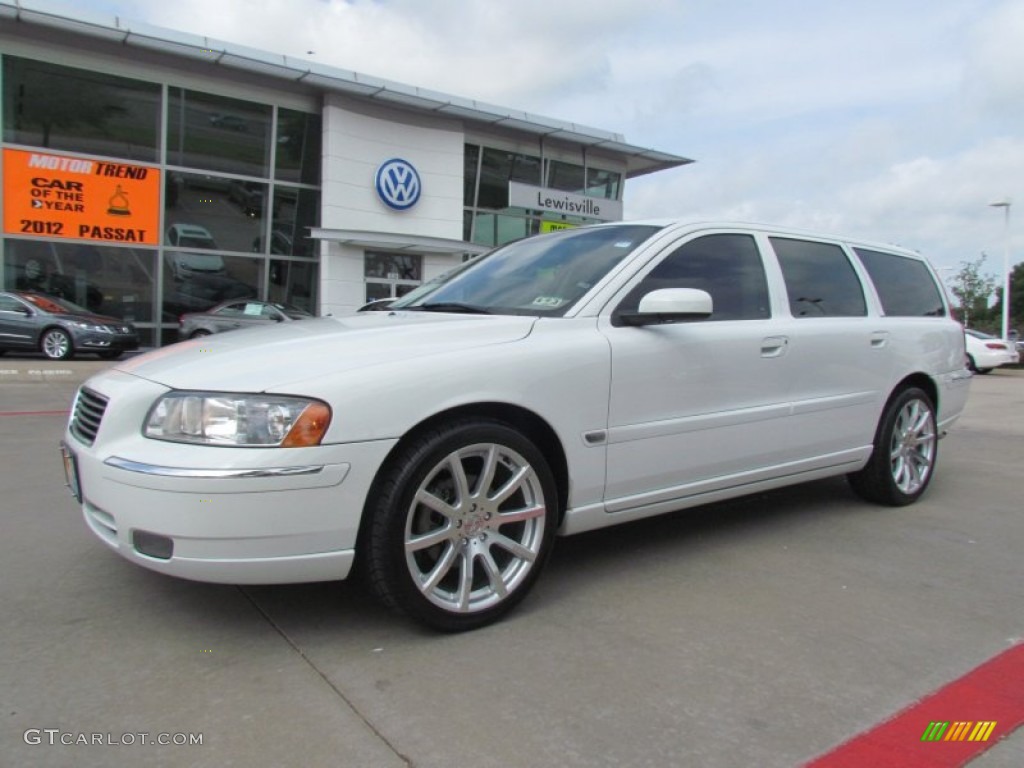 2006 V70 2.5T - Ice White / Taupe/Light Taupe photo #1