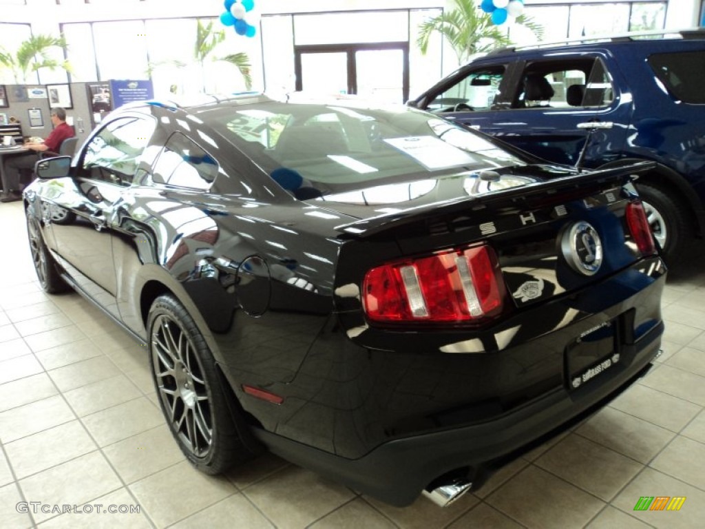 2011 Mustang Shelby GT500 SVT Performance Package Coupe - Ebony Black / Charcoal Black/Black photo #10