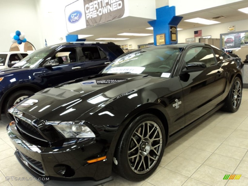 2011 Mustang Shelby GT500 SVT Performance Package Coupe - Ebony Black / Charcoal Black/Black photo #13