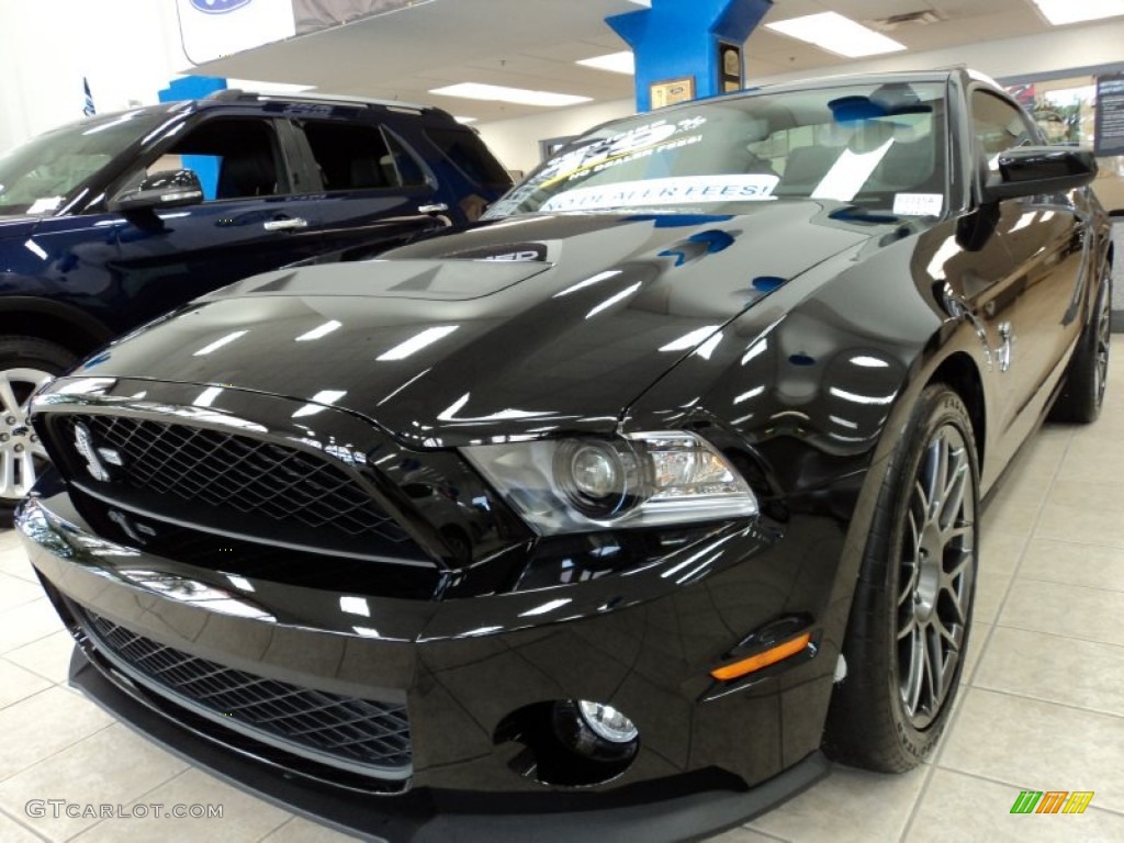 2011 Mustang Shelby GT500 SVT Performance Package Coupe - Ebony Black / Charcoal Black/Black photo #14