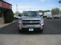 Graystone Metallic - Silverado 2500HD Work Truck Extended Cab 4x4 Photo No. 12