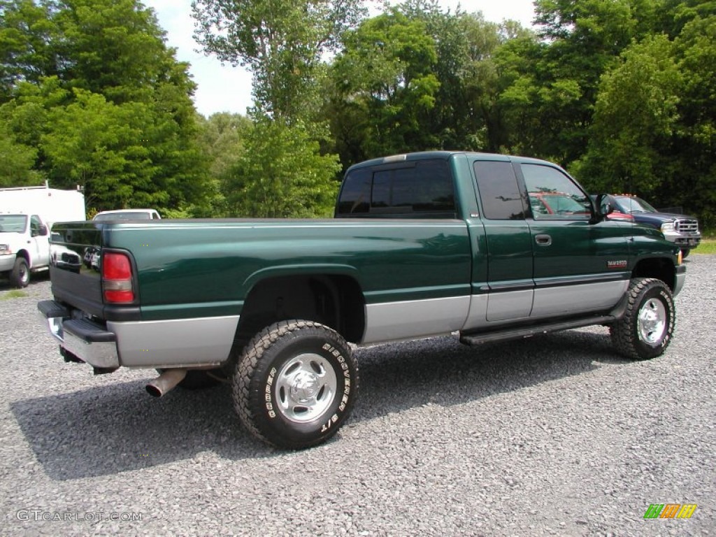 2000 Ram 2500 SLT Extended Cab 4x4 - Forest Green Pearlcoat / Agate photo #10