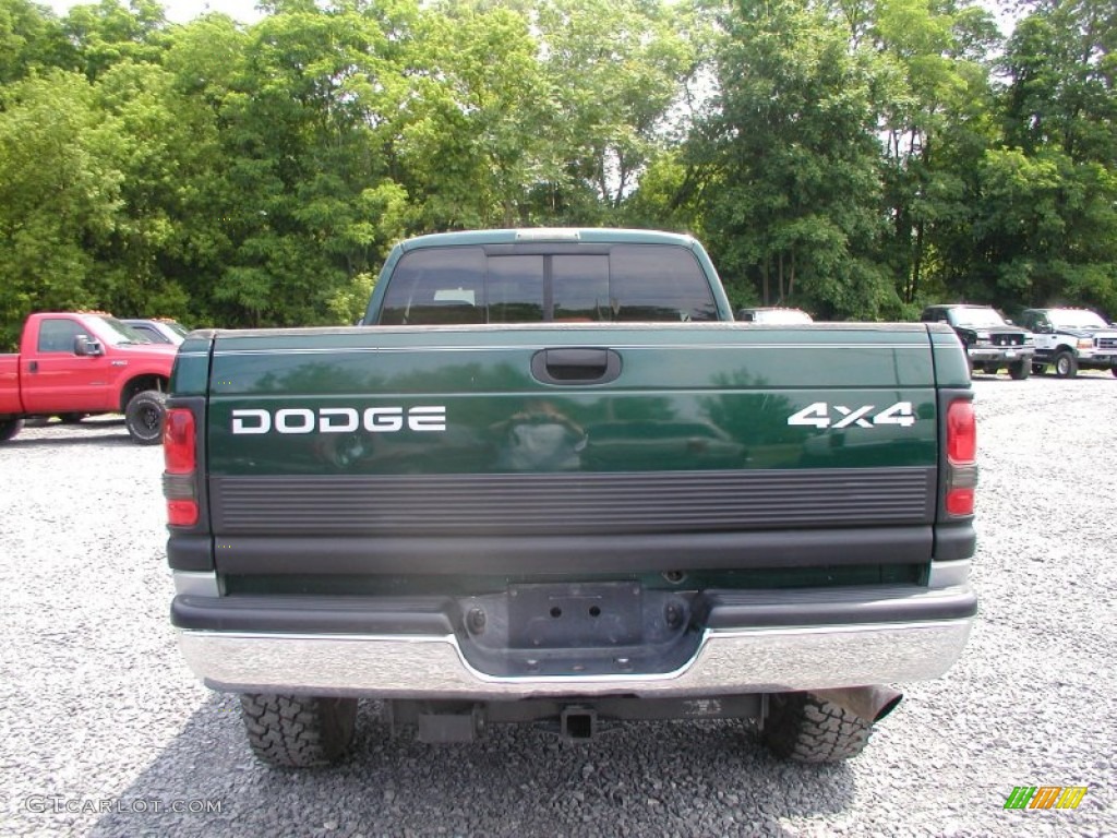 2000 Ram 2500 SLT Extended Cab 4x4 - Forest Green Pearlcoat / Agate photo #12
