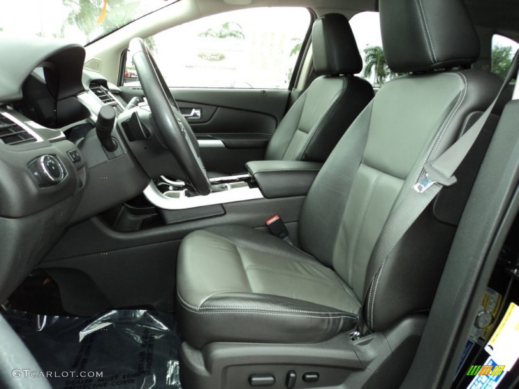 Charcoal Black/Silver Smoke Metallic Interior 2011 Ford Edge Sport Photo #64631921