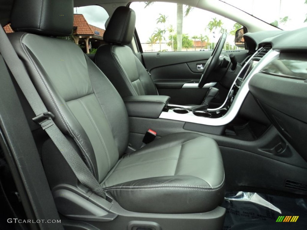 Charcoal Black/Silver Smoke Metallic Interior 2011 Ford Edge Sport Photo #64631938
