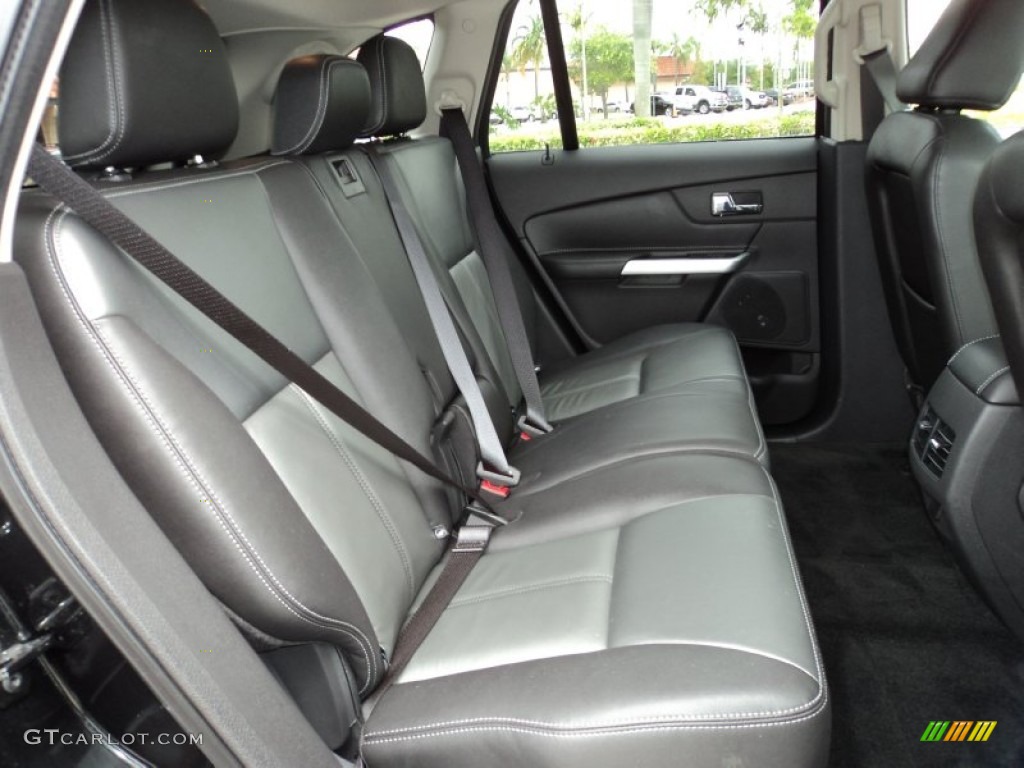 Charcoal Black/Silver Smoke Metallic Interior 2011 Ford Edge Sport Photo #64631953