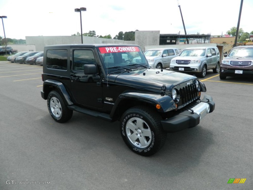 2010 Wrangler Sahara 4x4 - Black / Dark Slate Gray/Medium Slate Gray photo #7