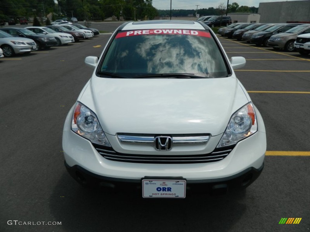 2009 CR-V EX-L - Taffeta White / Gray photo #8