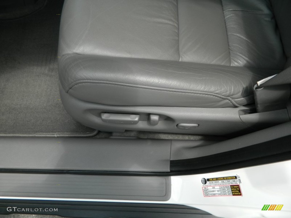2009 CR-V EX-L - Taffeta White / Gray photo #11
