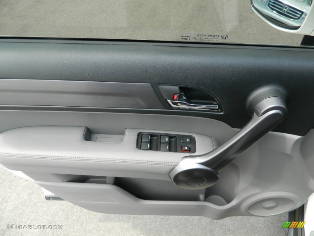 2009 CR-V EX-L - Taffeta White / Gray photo #12