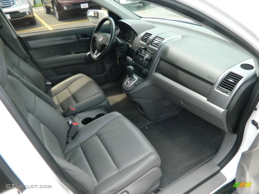 2009 CR-V EX-L - Taffeta White / Gray photo #17