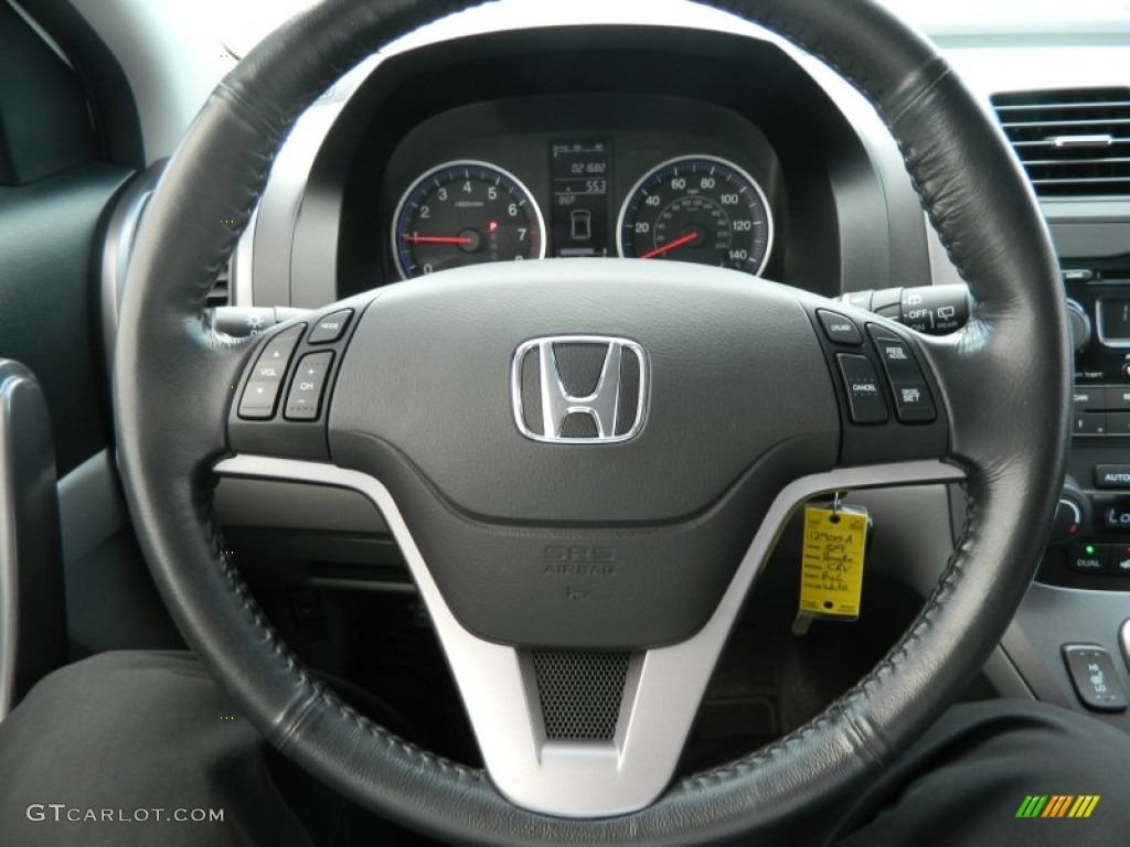 2009 CR-V EX-L - Taffeta White / Gray photo #21
