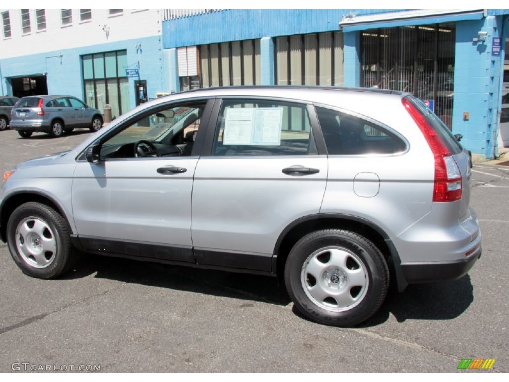 2010 CR-V LX AWD - Alabaster Silver Metallic / Black photo #12