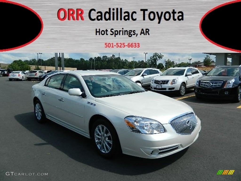 2011 White Diamond Tricoat Buick Lucerne Cxl 64611844