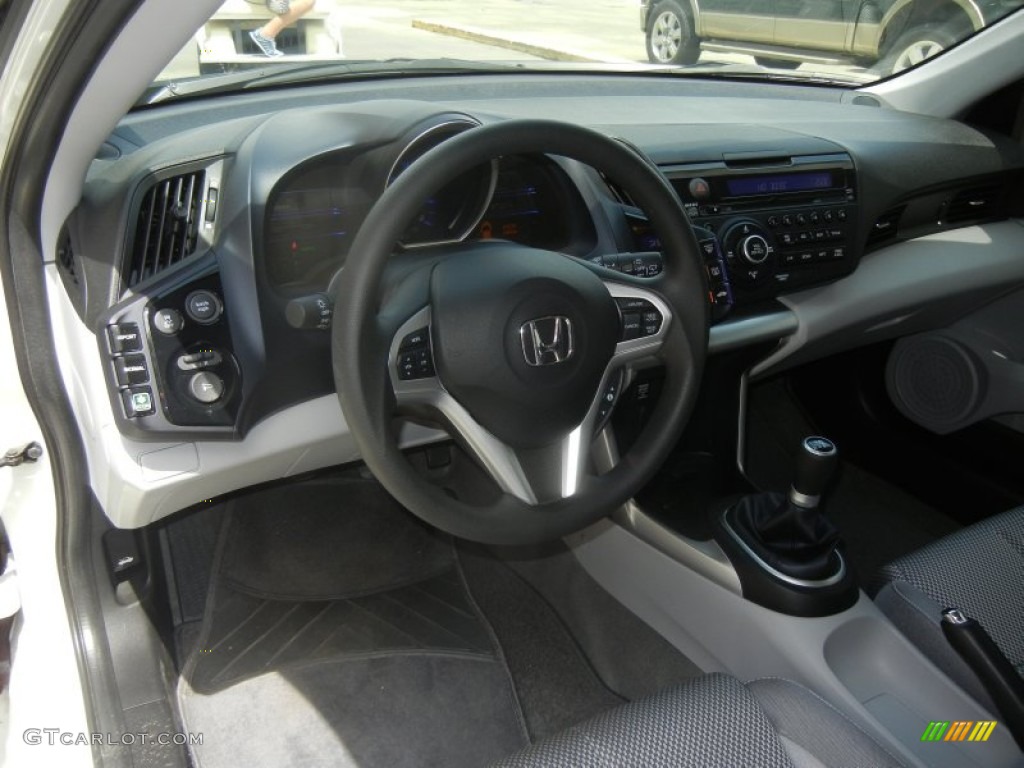 2011 Honda CR-Z Sport Hybrid Gray Fabric Dashboard Photo #64634419