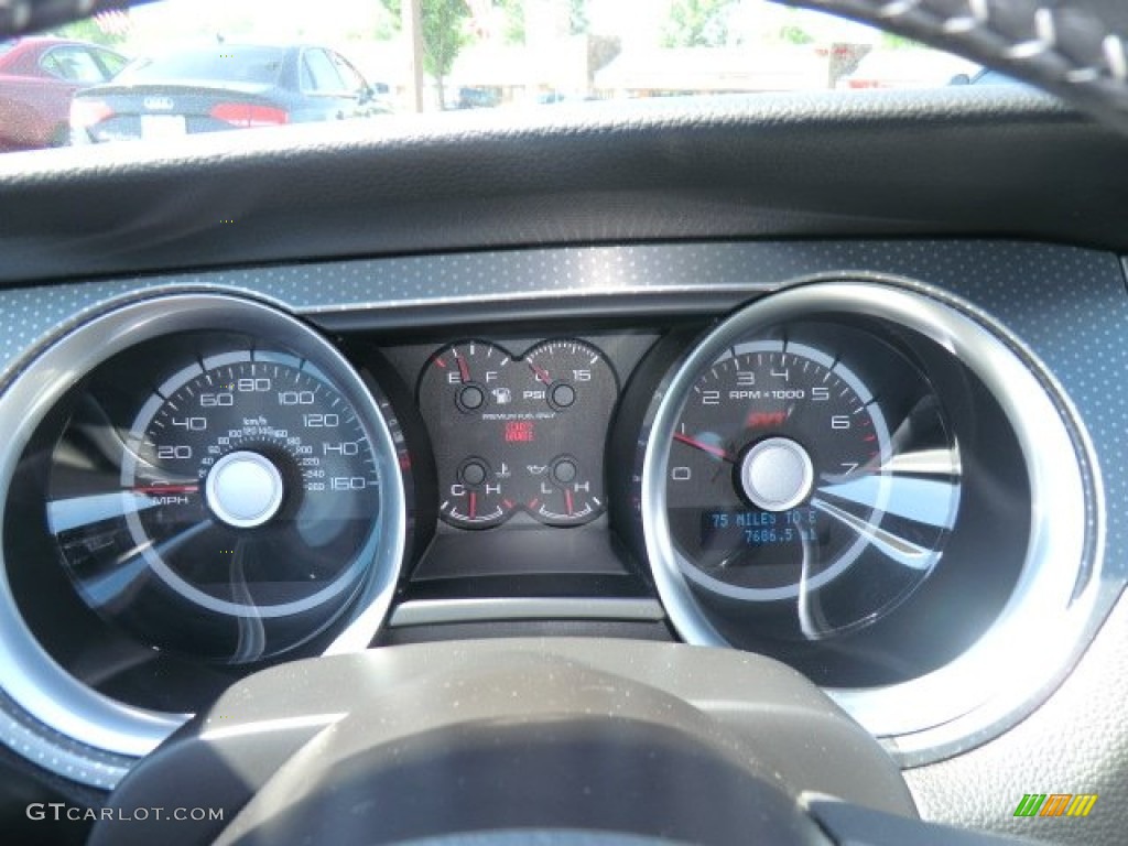 2011 Mustang Shelby GT500 SVT Performance Package Coupe - Grabber Blue / Charcoal Black/White photo #15