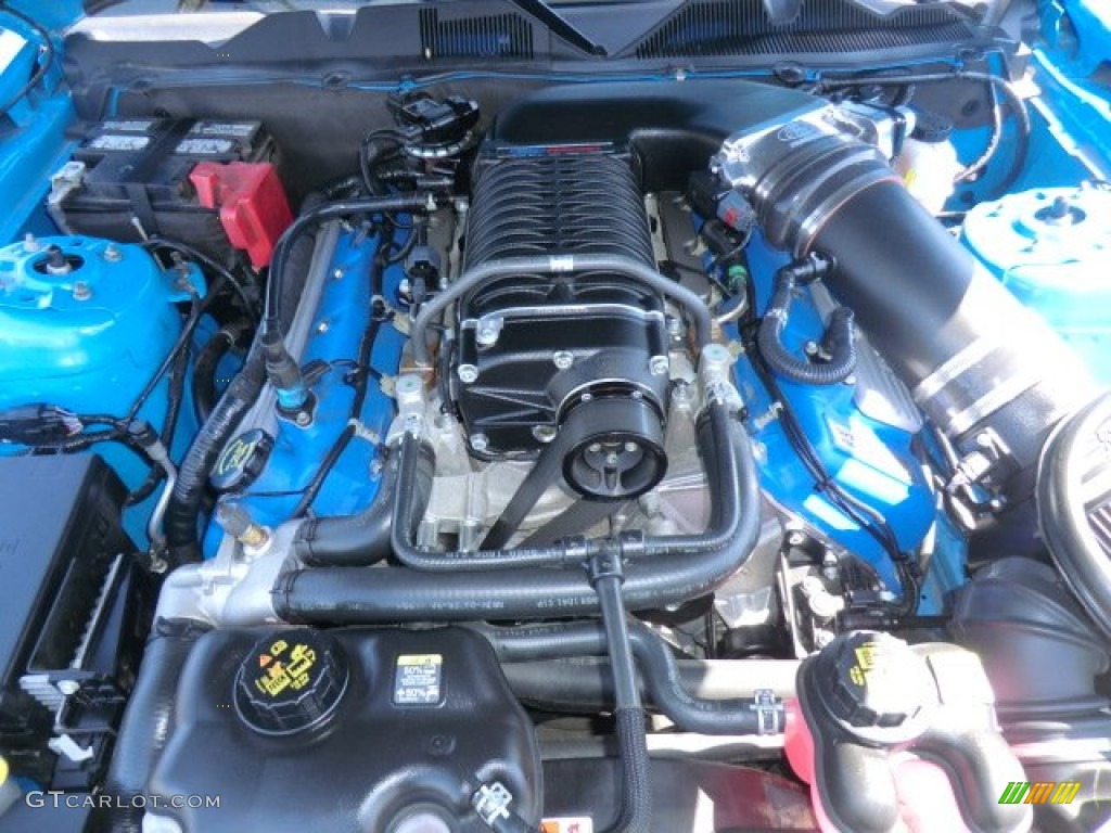 2011 Ford Mustang Shelby GT500 SVT Performance Package Coupe 5.4 Liter SVT Supercharged DOHC 32-Valve V8 Engine Photo #64634540