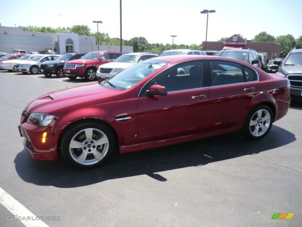 2009 G8 GT - Sport Red Metallic / Onyx photo #4