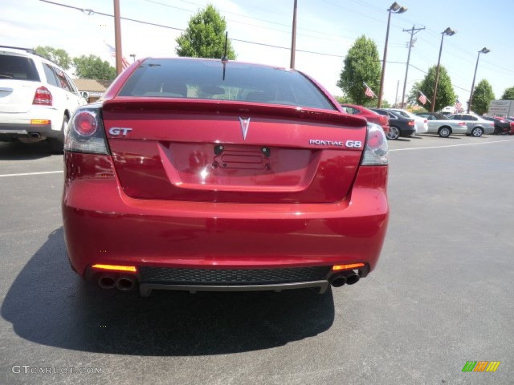 2009 G8 GT - Sport Red Metallic / Onyx photo #6