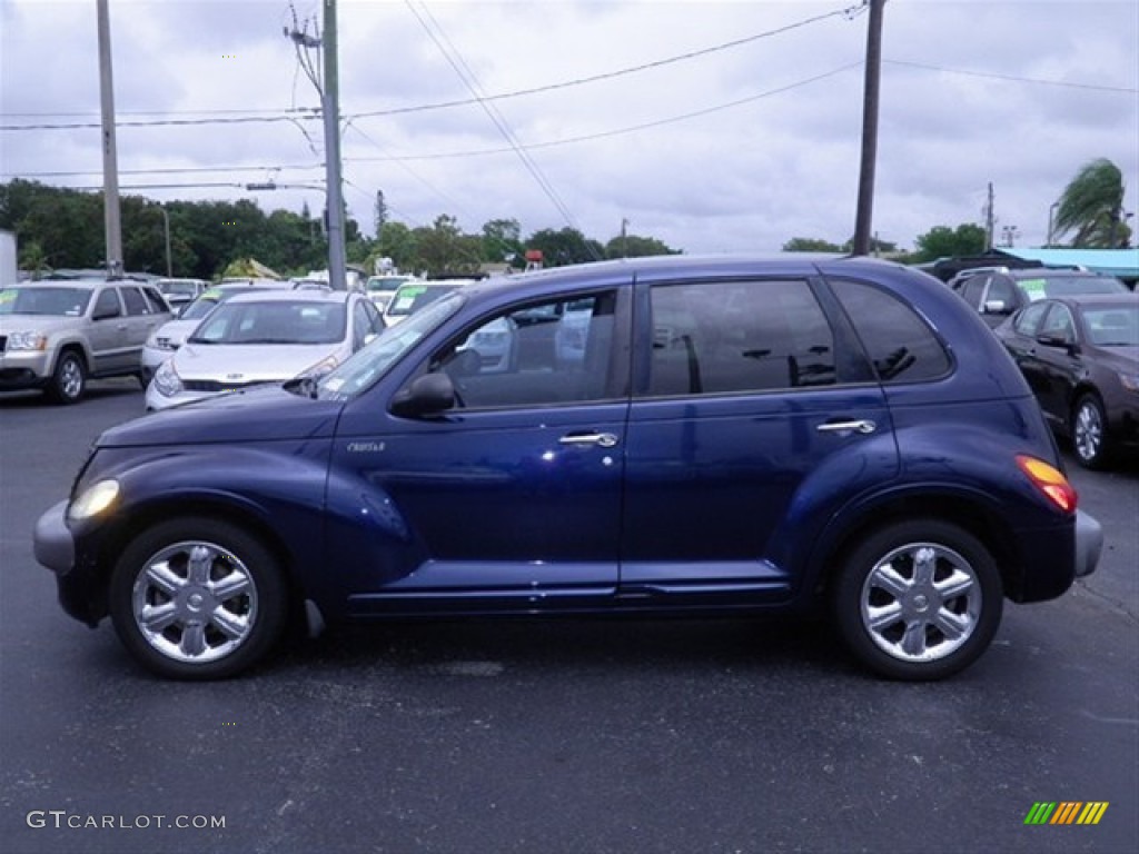 2002 PT Cruiser Limited - Patriot Blue Pearlcoat / Gray photo #6