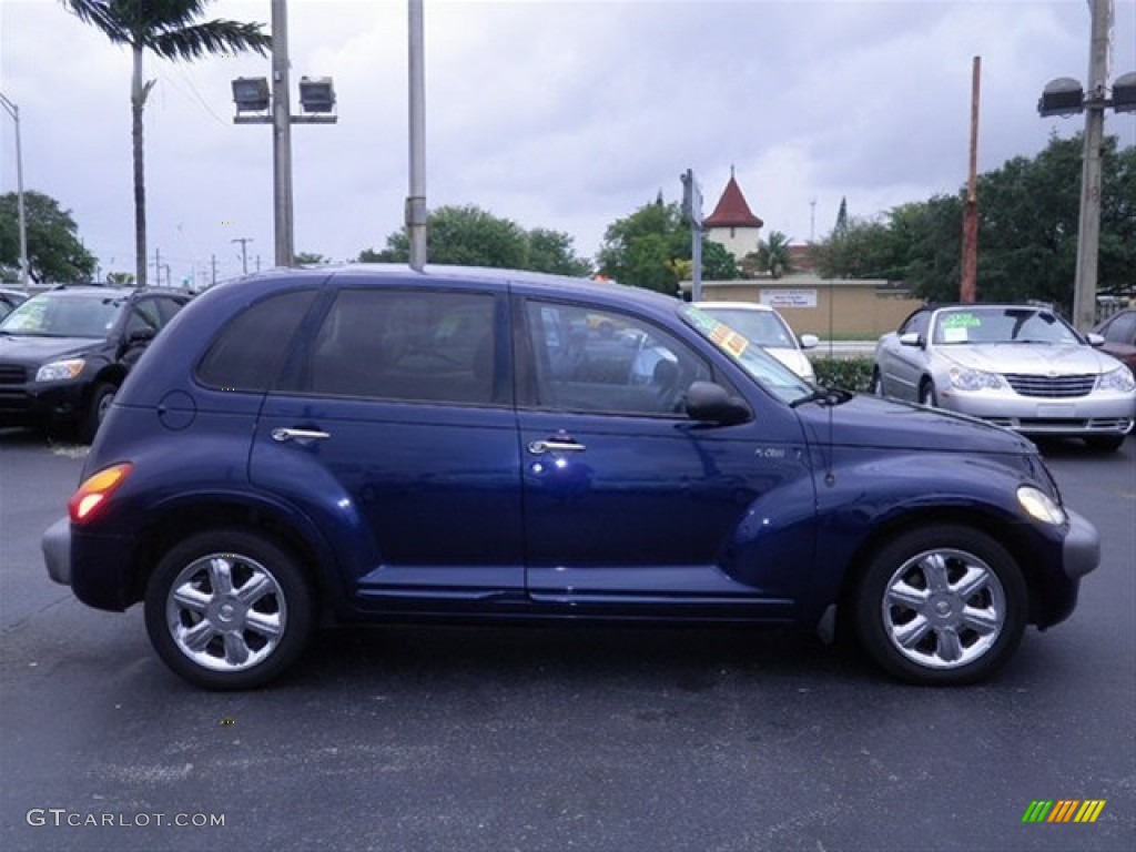 2002 PT Cruiser Limited - Patriot Blue Pearlcoat / Gray photo #12