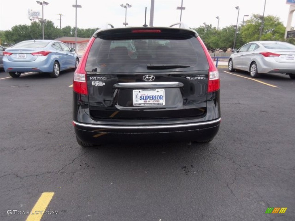 2012 Elantra GLS Touring - Black Noir Pearl / Black photo #3
