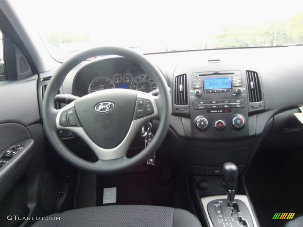 2012 Elantra GLS Touring - Black Noir Pearl / Black photo #5