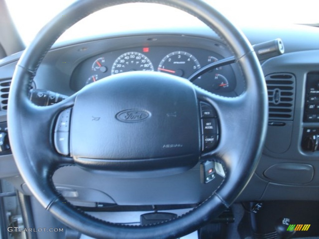 2002 F150 XLT SuperCab 4x4 - Silver Metallic / Medium Graphite photo #18