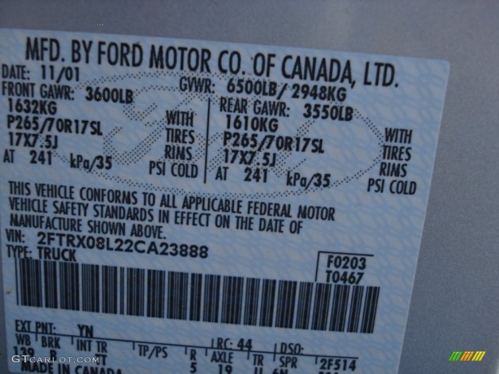 2002 F150 XLT SuperCab 4x4 - Silver Metallic / Medium Graphite photo #20